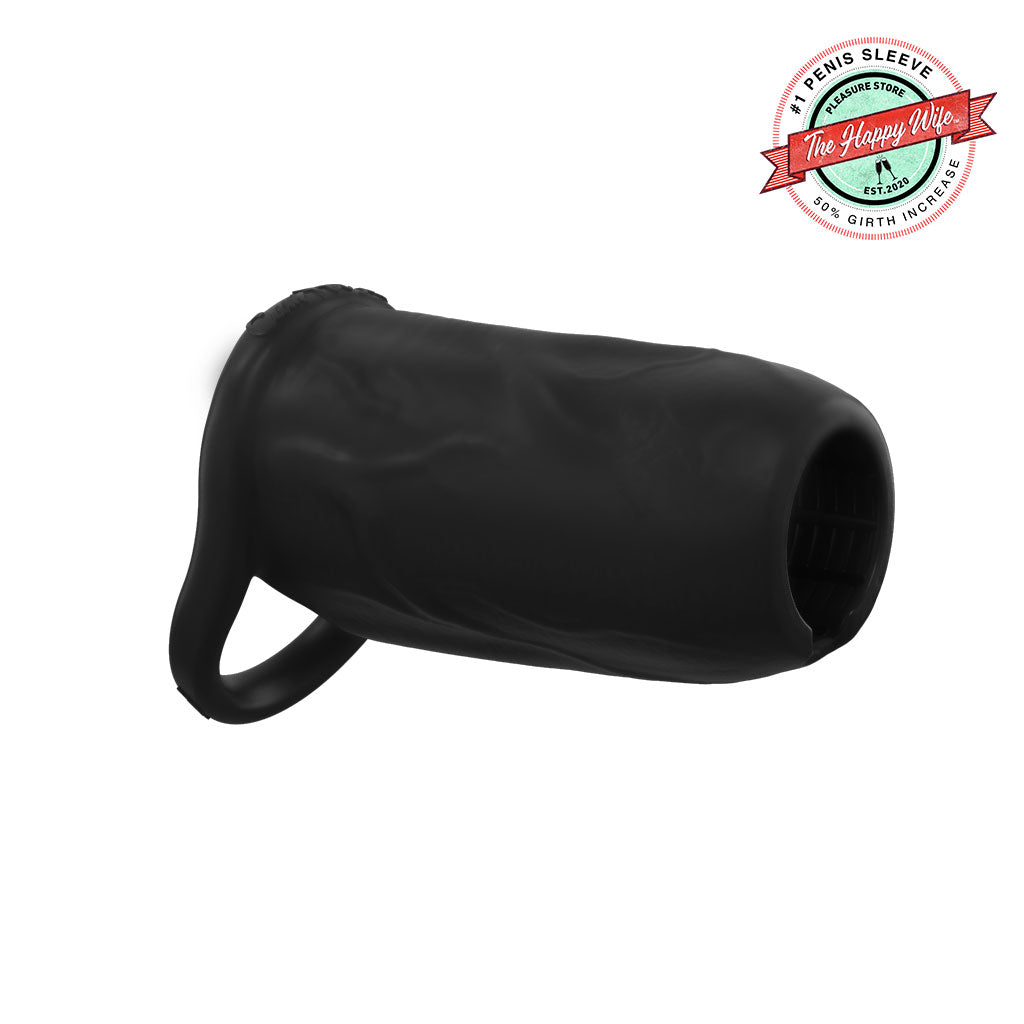 Pleasure Sleeves Core M - 50% More Girth - Open-Ended Penis Sleeves (Buy AMAZON Prime)