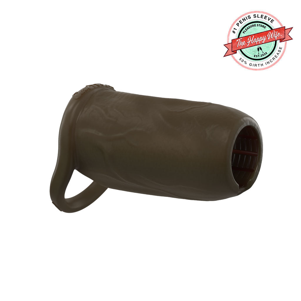 Pleasure Sleeves Core M - 50% More Girth - Open-Ended Penis Sleeves (Buy AMAZON Prime)