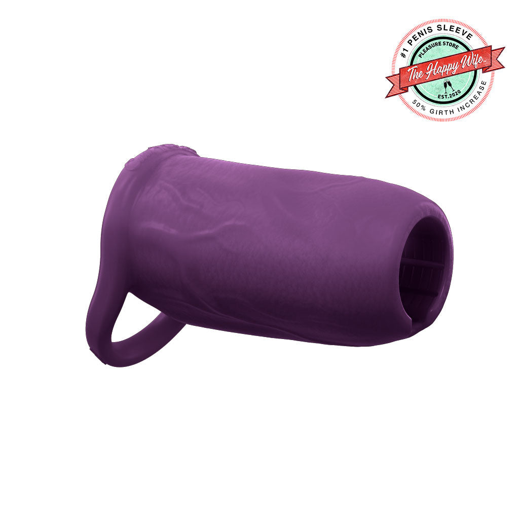 Pleasure Sleeves Core M - 50% More Girth - Open-Ended Penis Sleeves (Buy AMAZON Prime)