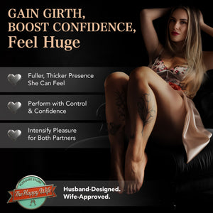 Pleasure Sleeves Core M – Girthy (50%) Open-Ended Penis Sleeve