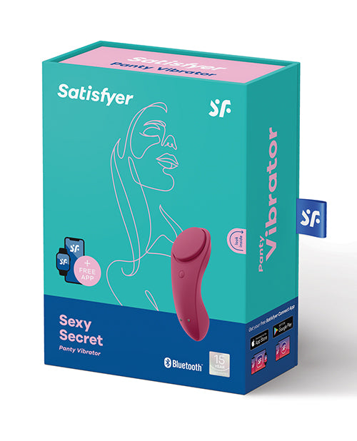 Satisfyer Sexy Secret Panty Vibrator - Red Wine