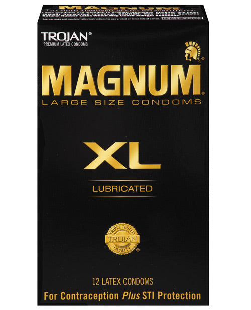 Trojan Magnum XL - Pack Of 3 & 12