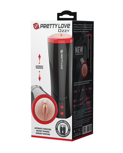Pretty Love Ozzy Thrusting Male Masturbator W/flesh Sleeve