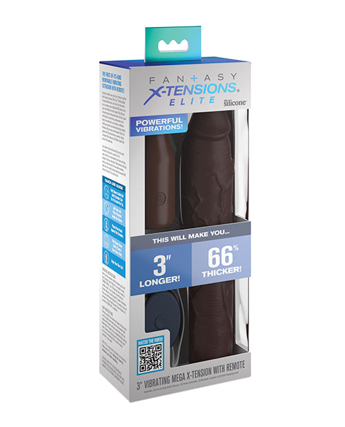 Fantasy X-tensions Elite 9 Inch Penis Sleeve w/Vibrating 3 Inch Plug & - The Happy Wife Fantasy X-tensions Elite 9 Inch Penis Sleeve w/Vibrating 3 Inch Plug & - The Happy Wife
