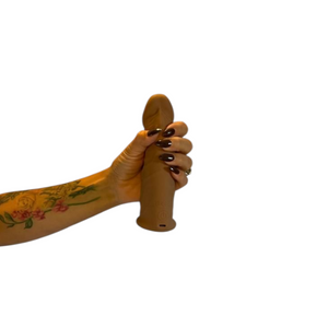 Performance Maxx 7 Inch Vibrating Penis Extension - Brown