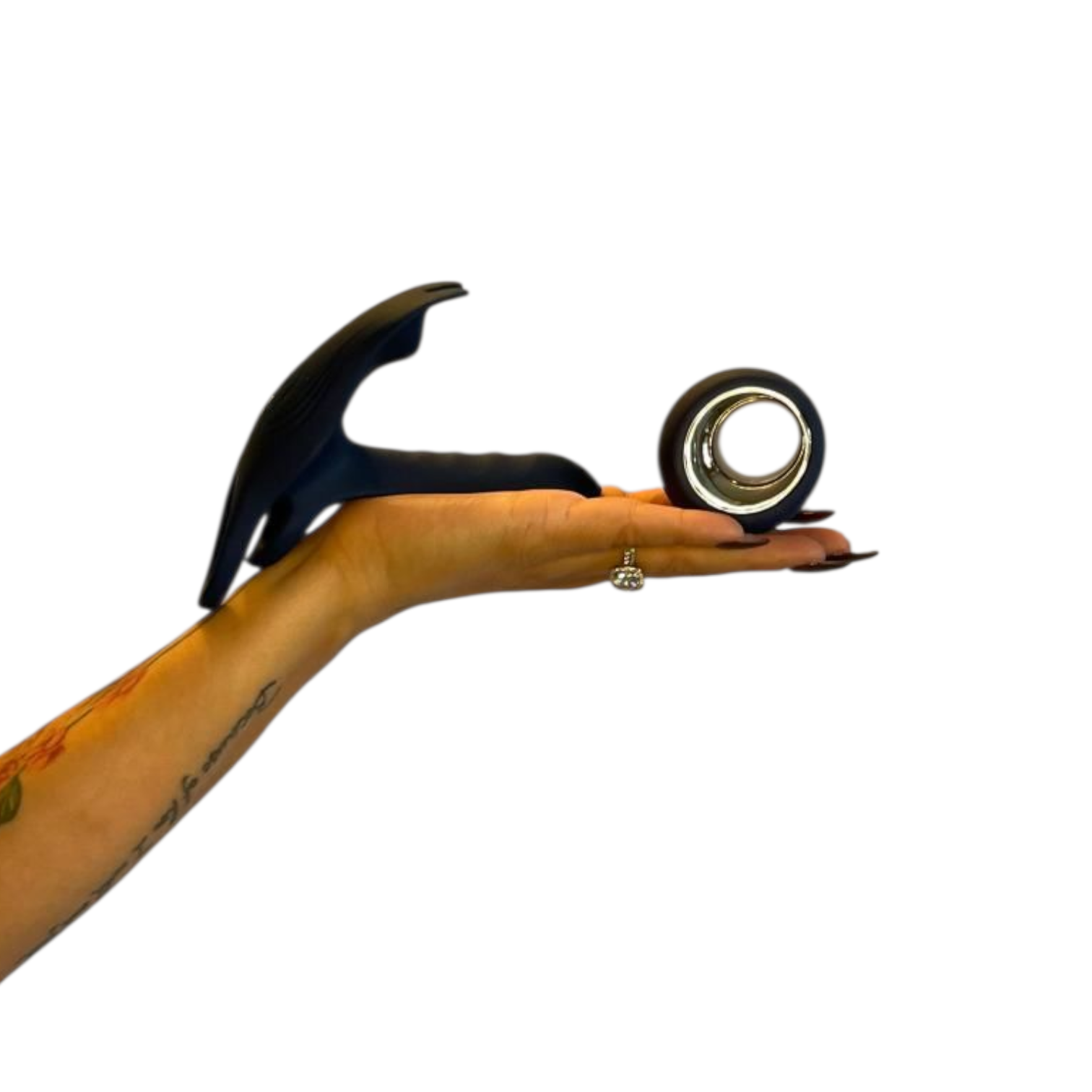 Blue Fox Vibrating Girth Enhancer Penis Sleeve - Blue