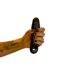 Manwan Ryzer 6 Inch Penis Sleeve - Black Plum