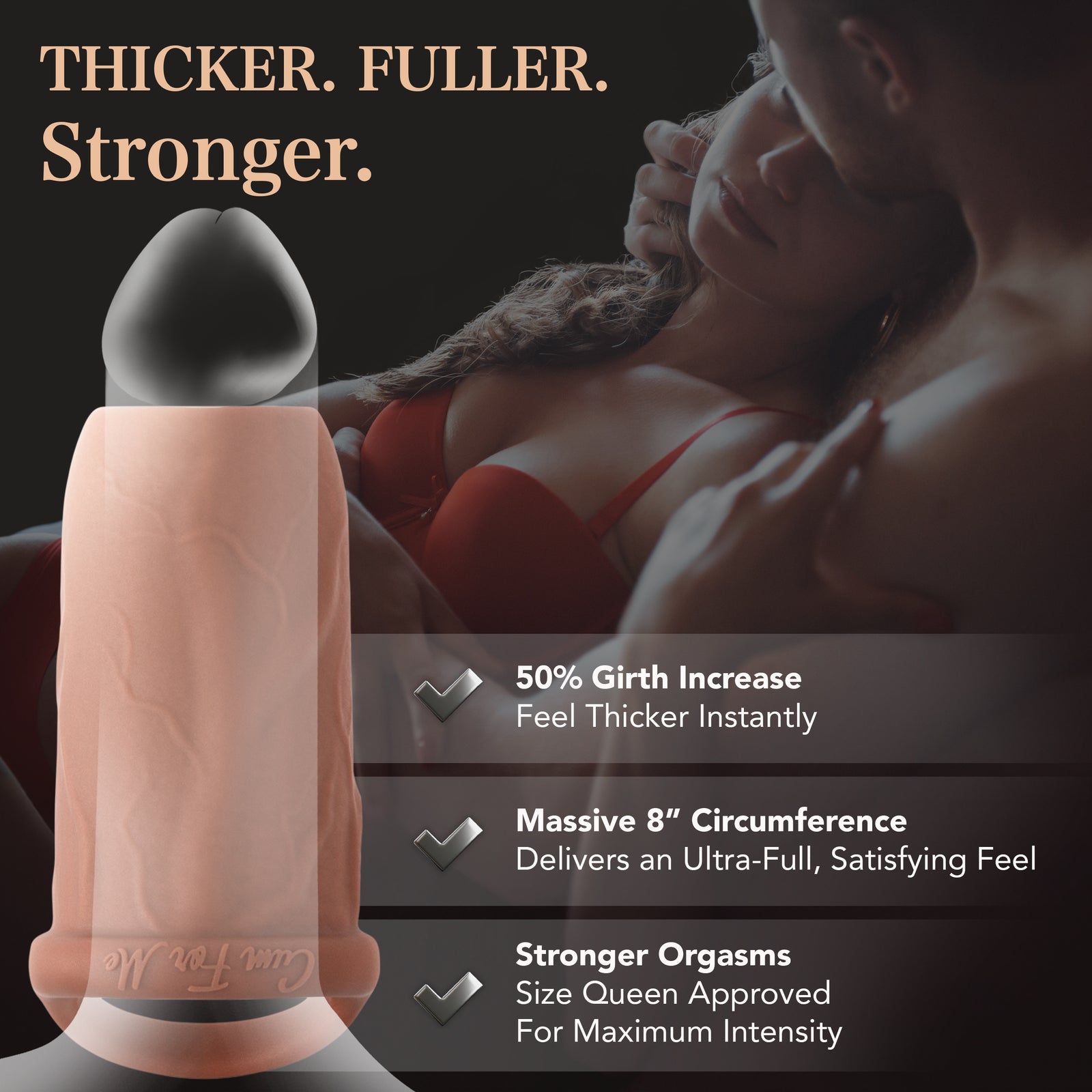 Pleasure Sleeves Core L – Girthy (50%) Open-Ended Penis Sleeve