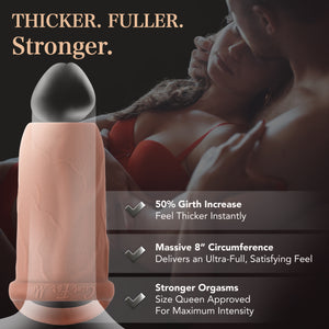 Pleasure Sleeves Core L – Girthy (50%) Open-Ended Penis Sleeve