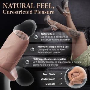 Pleasure Sleeves Core M – Slim (25%) Open-Ended Penis Sleeve