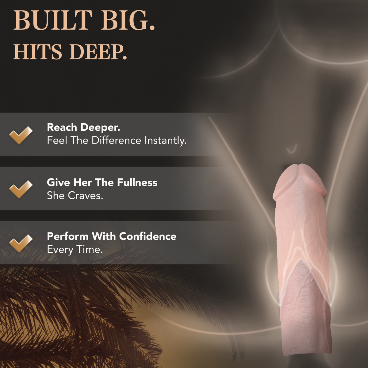 Pleasure Sleeves Core M "Slim" - 6.5" x 1.75"  Realistic Extender Penis Sleeve