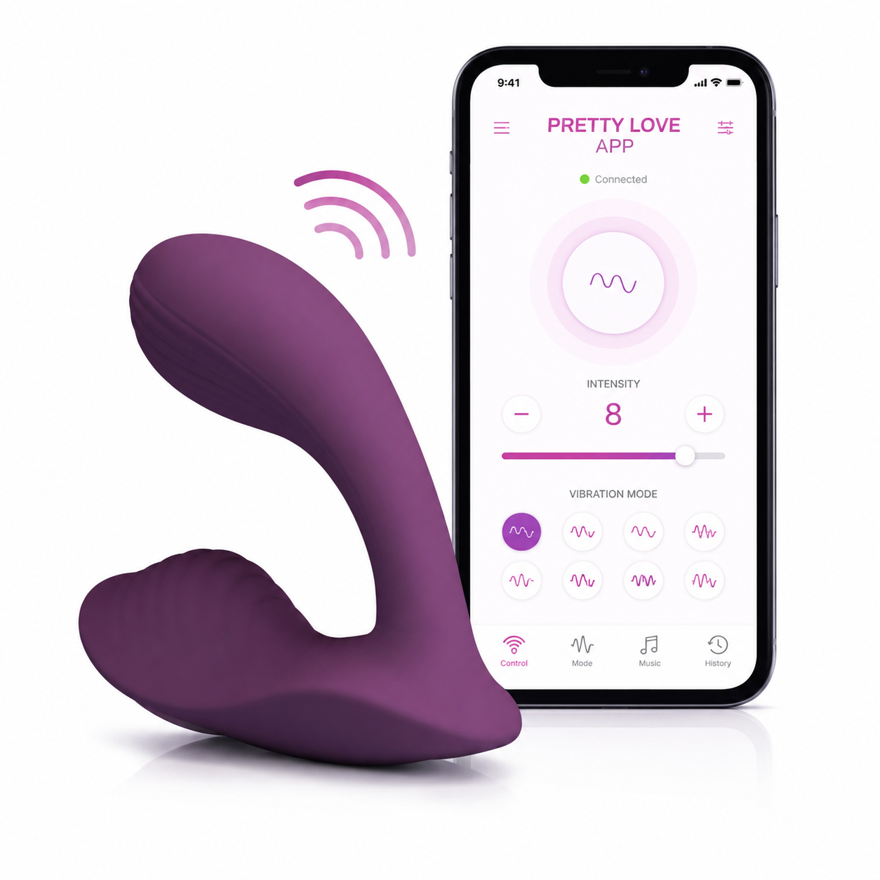 Pretty Love Franz Couples App-Controlled Rabbit Panty Vibrator – G-Spot & Clitoral