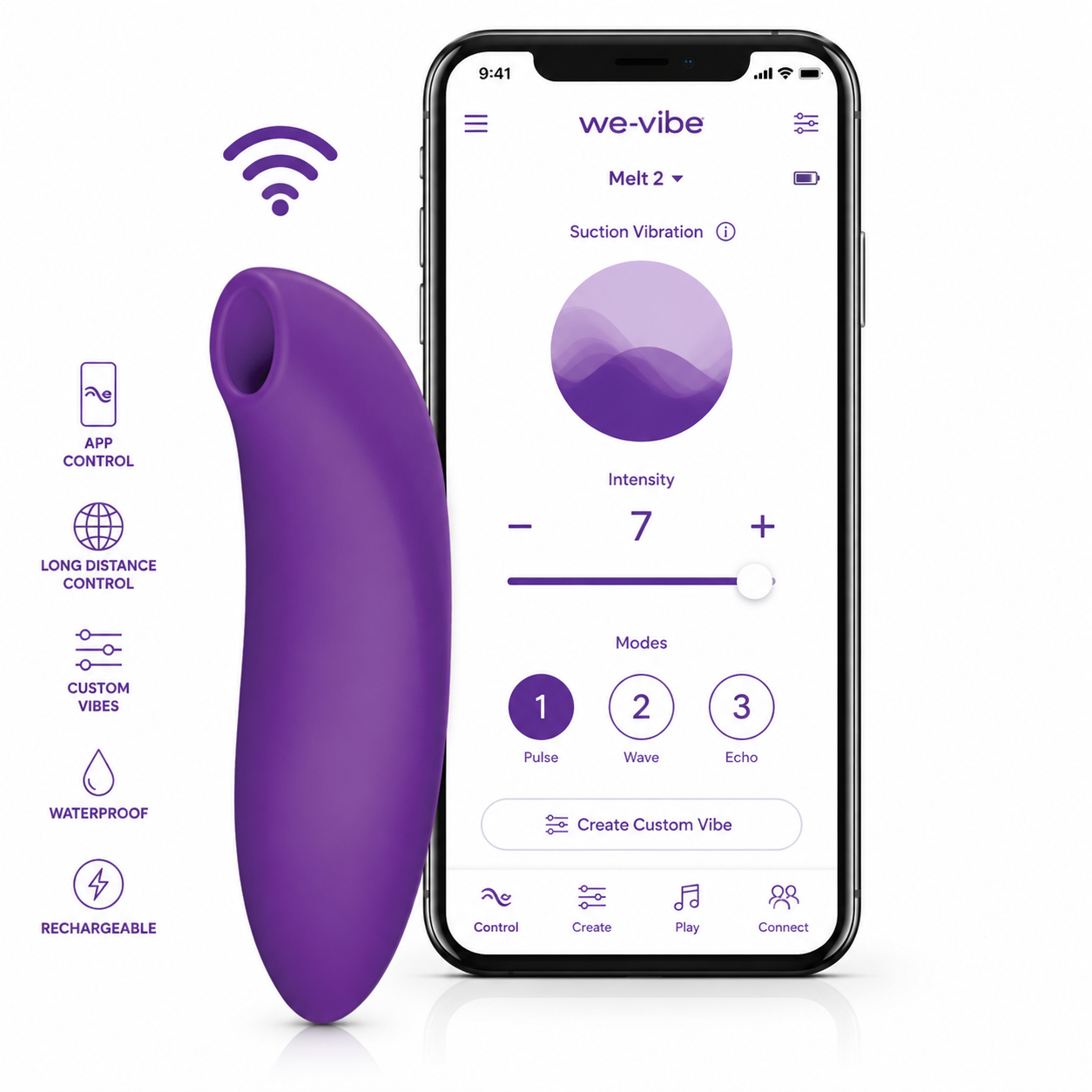 We-Vibe Melt 2 Purple App Controlled Clitoral Stimulator