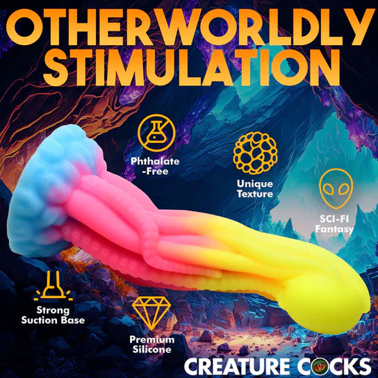 Creature Cocks Tenta-Glow-in-the-Dark 8.5 Inch Silicone Dildo