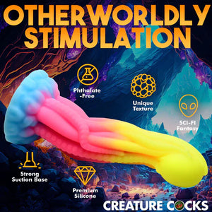 Creature Cocks Tenta-Glow-in-the-Dark 8.5 Inch Silicone Dildo