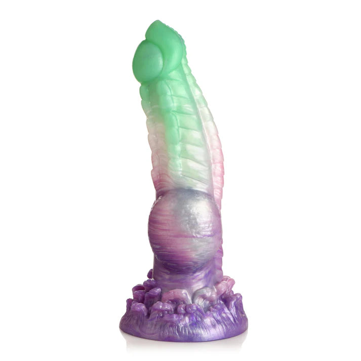 Creature Cocks Aqua Phoenix 8.5 Inch Silicone Dildo