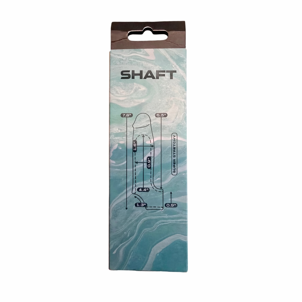 Shaft Model F Flexskin Liquid Silicone 8 Inch Penis Sleeve Nude
