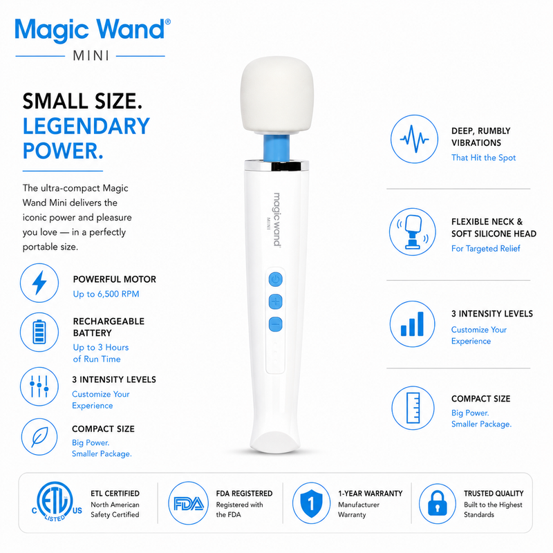 Magic Wand® Mini - Rechargeable Wand Massager
