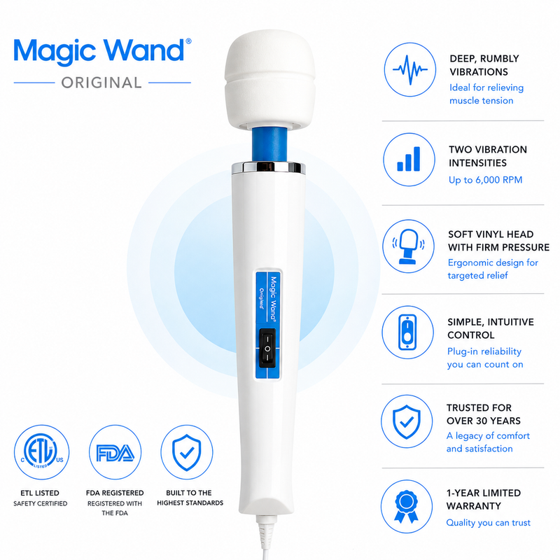 Magic Wand® Original – Corded Personal Massager