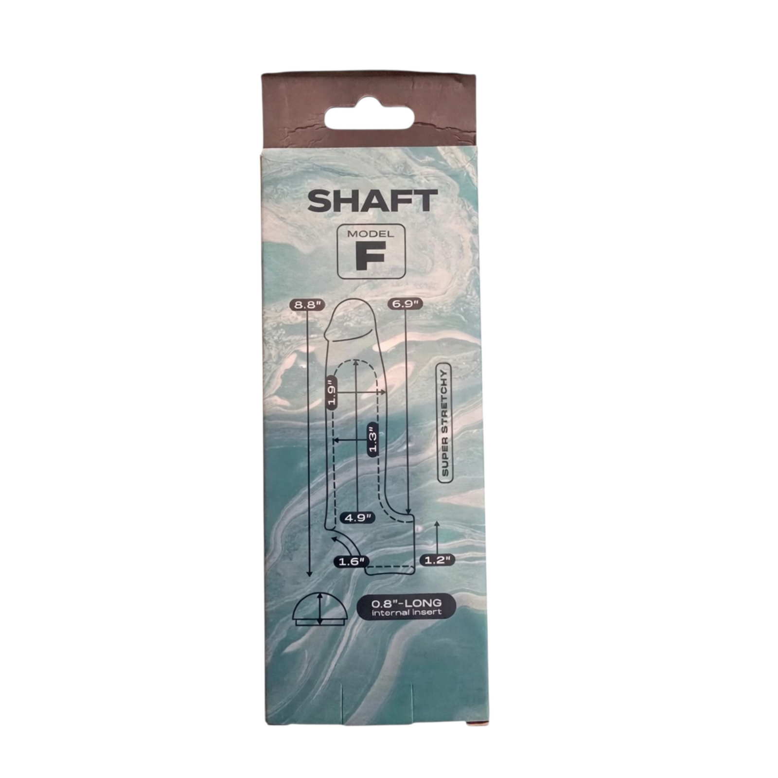 Shaft Model F Flexskin Liquid Silicone 9 Inch Penis Sleeve Nude