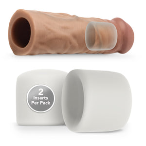 The Happy Wife® Platinum Silicone Plug Inserts (2-Pack)