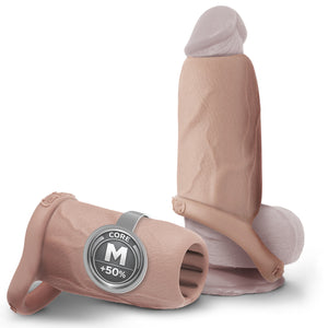 Pleasure Sleeves Core M – Girthy (50%) Open-Ended Penis Sleeve