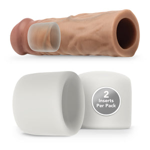 The Happy Wife® Platinum Silicone Plug Inserts (2-Pack)