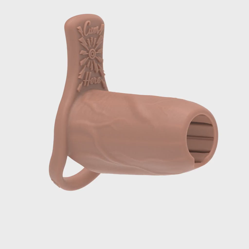Pleasure Sleeves Core L – Girthy (50%) Open-Ended Penis Sleeve with Grind Pad