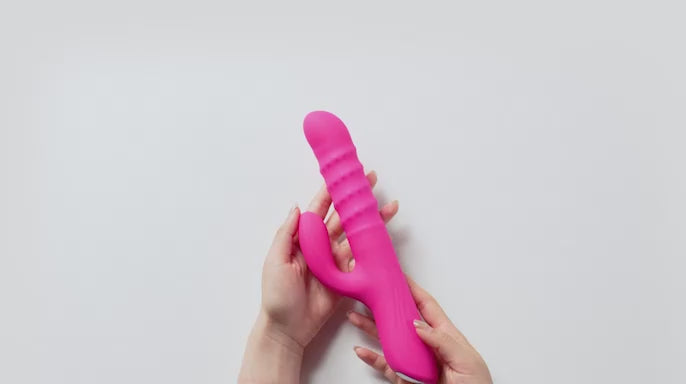 Lovense Velvo G-Spot & Clit Rabbit Vibrator - Pink