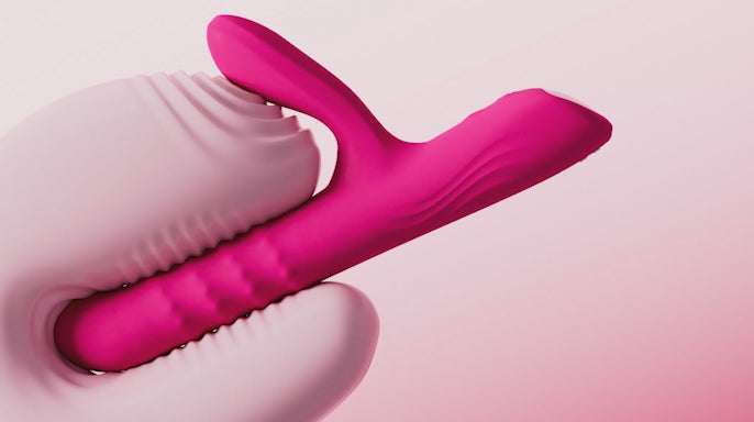 Lovense Velvo G-Spot & Clit Rabbit Vibrator - Pink