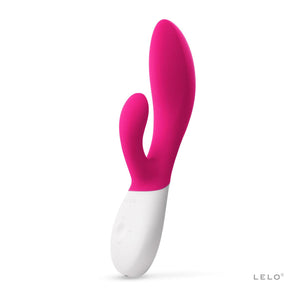LELO Ina Wave 2 Rabbit Vibrator - Cerise