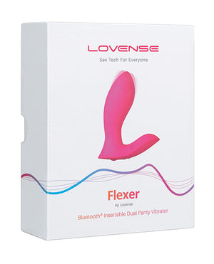 Lovense Flexer Dual Panty G-Spot Vibrator - Pink