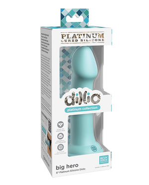 Dillio Platinum 6" Big Hero Silicone Dildo - Strap On Compatible