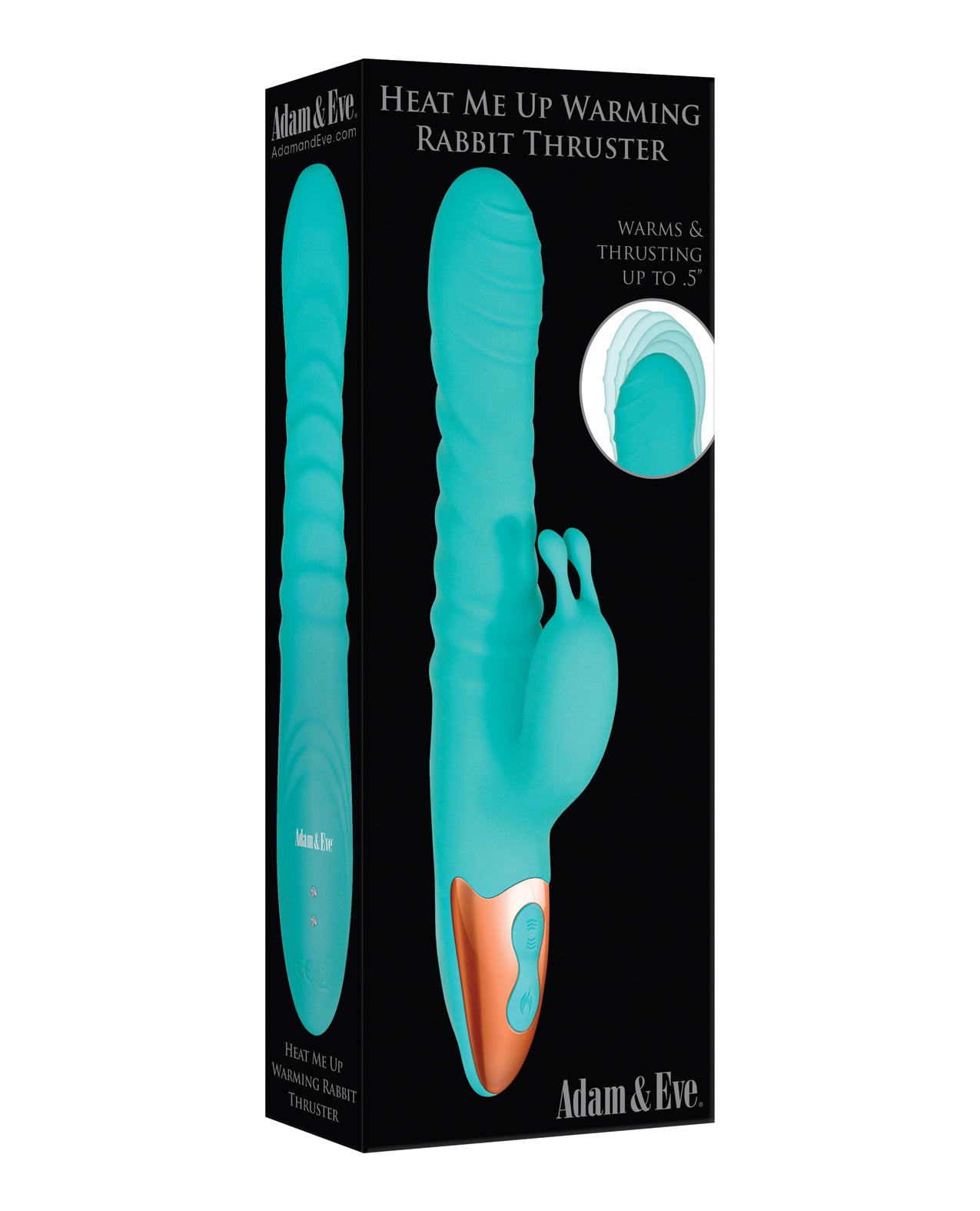 Adam & Eve Heat Me Up Warming Rabbit Thruster - The Happy Wife Adam & Eve Heat Me Up Warming Rabbit Thruster - The Happy Wife