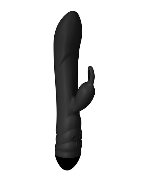 Adrien Lastic Twister Vibrating & Rotating Rabbit In Black