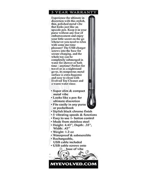 Evolved Pen Pal Travel Clit Vibe