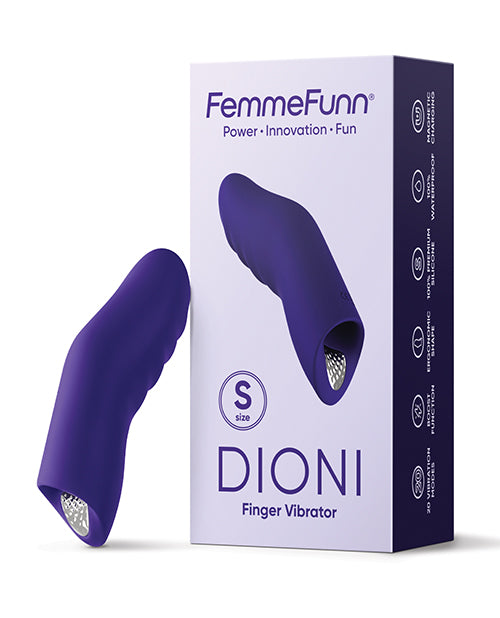 Femme Funn Dioni Wearable Finger Vibrator - Dark Purple