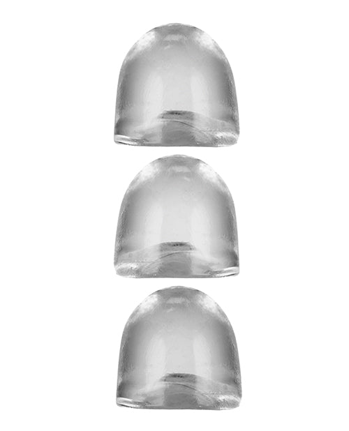 Oxballs Penis Sheath 7/8" Adjustfit Inserts - Pack Of 3 Clear