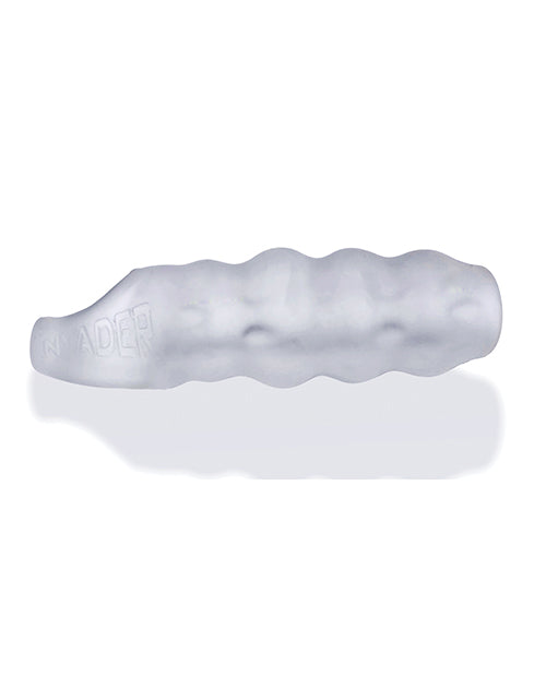 Oxballs Invader 6.5 inch Open-Ended Penis Sheath Black & Clear
