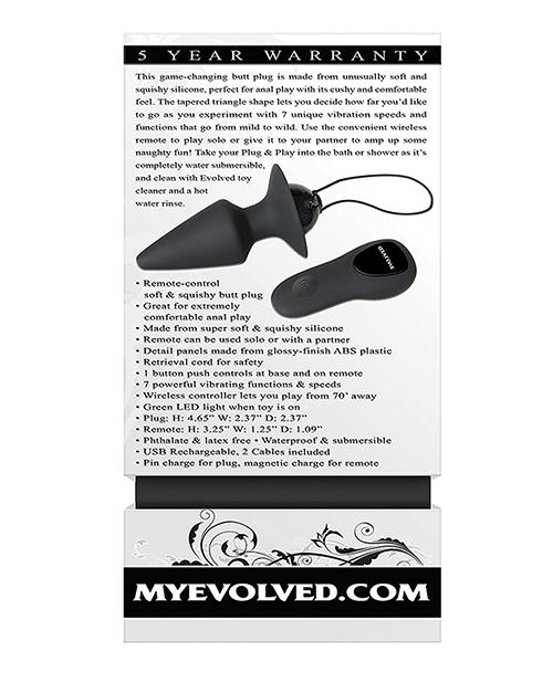 Evolved Plug & Play Vibrating Anal Plug