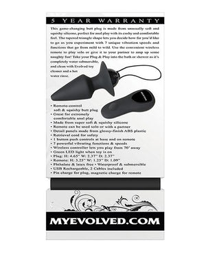 Evolved Plug & Play Vibrating Anal Plug