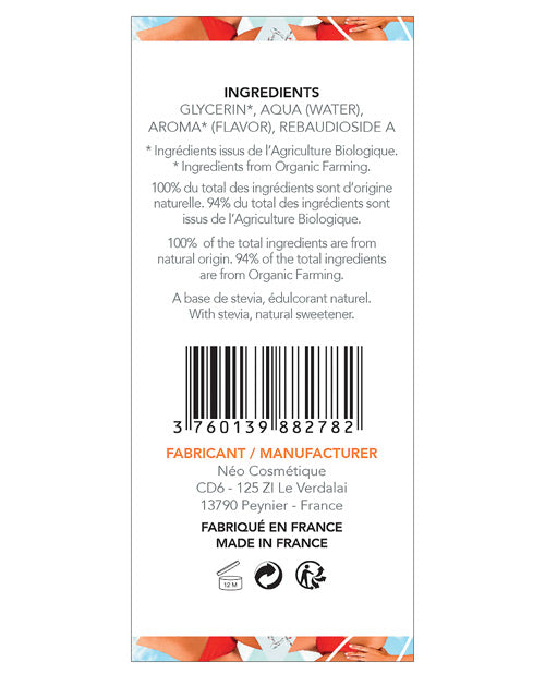 Exsens Of Paris Organic Edible Massage Oils - 50 Ml