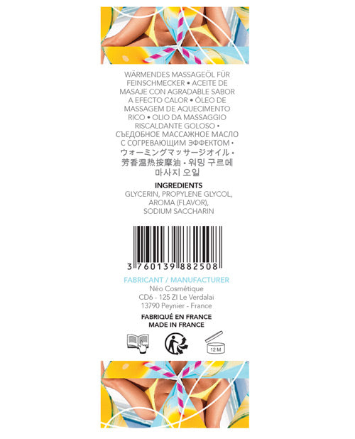 Exsens Of Paris Warming Edible Massage Oils