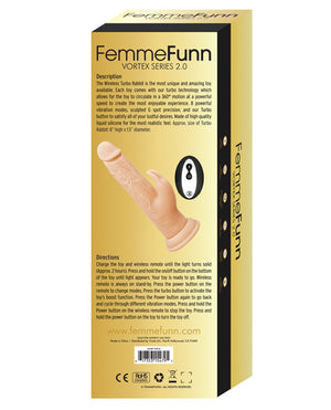 Femme Funn Wireless Turbo Rabbit 2.0 Rotating Vibrator