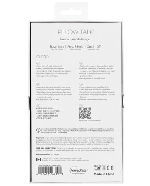 Pillow Talk Cheeky Rechargeable Wand Massager