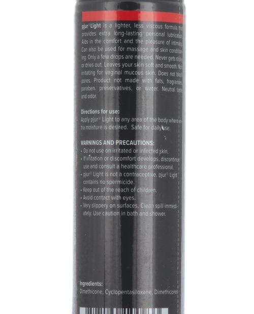 Pjur Original Light Silicone Personal Lubricant 3.4 Oz