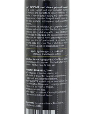 Pjur Back Door Anal Silicone Personal Lubricant 100 ml bottle