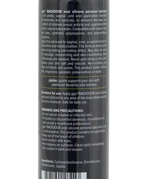 Pjur Back Door Anal Silicone Personal Lubricant 100 ml bottle