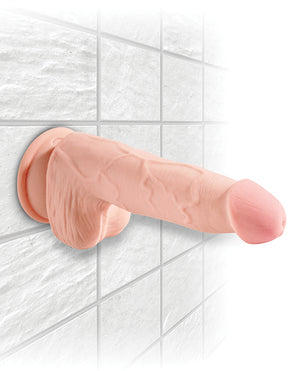 King Cock Plus 5 Inch Triple Density Dildo W/balls