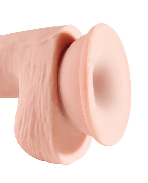 King Cock Plus 5 Inch Triple Density Dildo W/balls